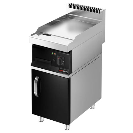 GGM Gastro Bếp Chiên Phẳng Điện - 8kW - Mặt Phẳng - Diện Tích Nấu: 395x535mm - Có Tủ Bệ - 1 Cánh
