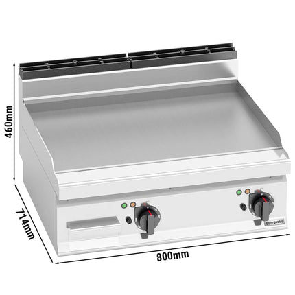 GGM Gastro Bếp Chiên Phẳng Điện - 9.6kW - Mặt Phẳng - Diện Tích Nấu: 795x500mm