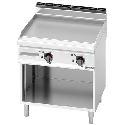 GGM Gastro Bếp Chiên Phẳng Điện - 9.6kW - Mặt Phẳng - Diện Tích Nấu: 795x500mm - Có Chân Đứng