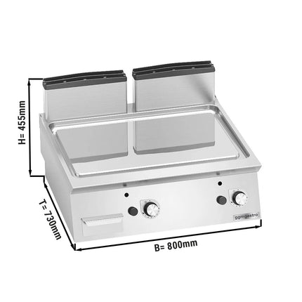 GGM Gastro Bếp Chiên Phẳng Gas - 13.8kW - Mặt Phẳng