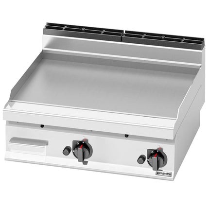 GGM Gastro Bếp Chiên Phẳng Gas - 13.8kW - Mặt Phẳng - Diện Tích Nấu: 795x500mm