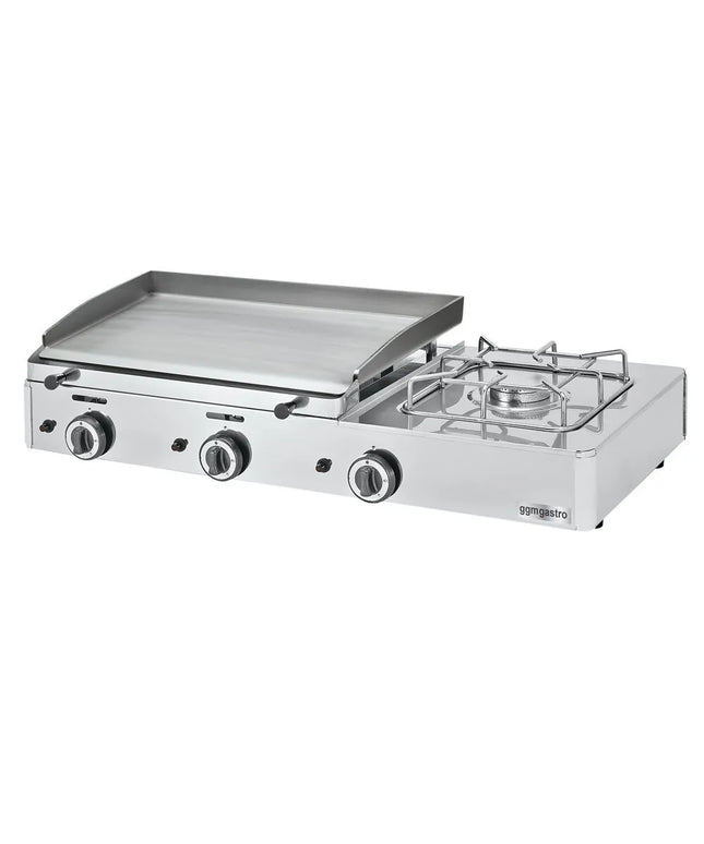 GGM Gastro Bếp Chiên Phẳng Gas - 8.7kW - Mặt Phẳng - Diện Tích Nấu: 583x395mm
