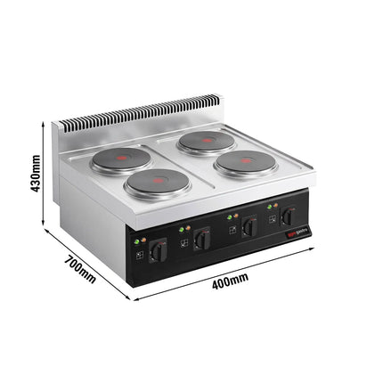 GGM Gastro Bếp Điện - 20kW - 4 Mặt