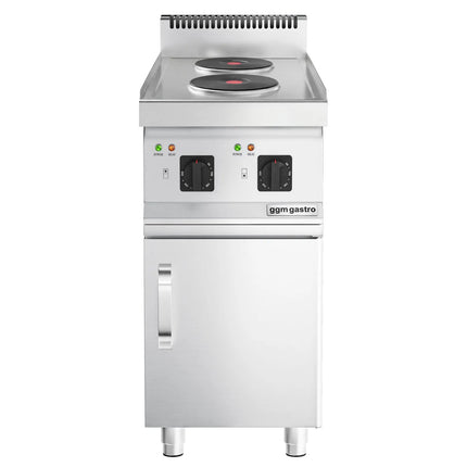 GGM Gastro Bếp Điện - 4.6kW - 2 Mặt - Có Tủ Bệ - 1 Cánh