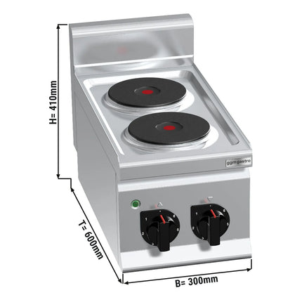 GGM Gastro Bếp Điện - 4kW - 2 Mặt