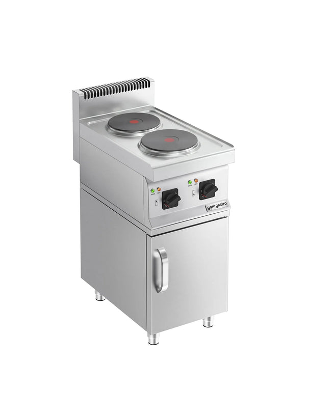 GGM Gastro Bếp Điện - 4kW - 2 Mặt - Có Tủ Bệ - 1 Cánh