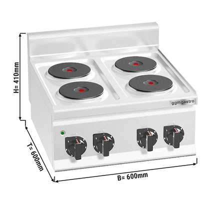 GGM Gastro Bếp Điện - 8kW - 4 Mặt