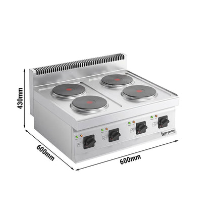 GGM Gastro Bếp Điện - 8kW - 4 Mặt