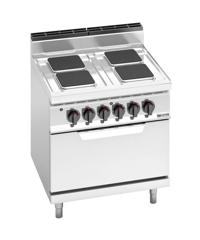 GGM Gastro Bếp Điện Liền Lò - 17.9kW - 4 Mặt - Kèm Lò Điện Tĩnh - 7.5kW