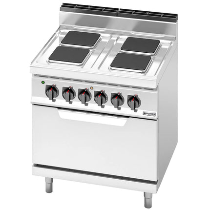 GGM Gastro Bếp Điện Liền Lò - 17.9kW - 4 Mặt - Kèm Lò Điện Tĩnh - 7.5kW