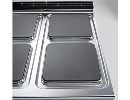 GGM Gastro Bếp Điện Liền Lò - 21.5kW - 4 Mặt - Kèm Lò Điện Tĩnh - 7.5kW