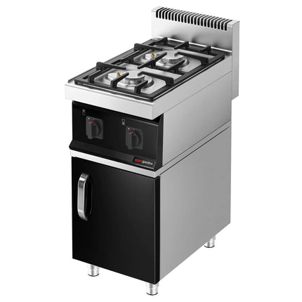 GGM Gastro Bếp Gas - 10kW - 2 Họng - Có Tủ Bệ - 1 Cánh