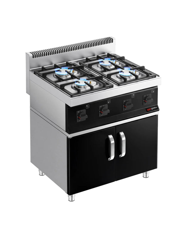 GGM Gastro Bếp Gas - 23kW - 4 Họng - Có Tủ Bệ - 2 Cánh