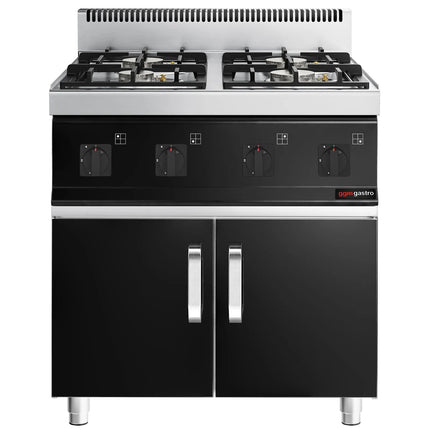 GGM Gastro Bếp Gas - 23kW - 4 Họng - Có Tủ Bệ - 2 Cánh