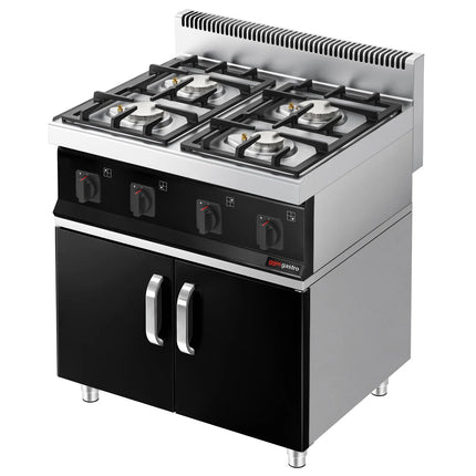 GGM Gastro Bếp Gas - 23kW - 4 Họng - Có Tủ Bệ - 2 Cánh