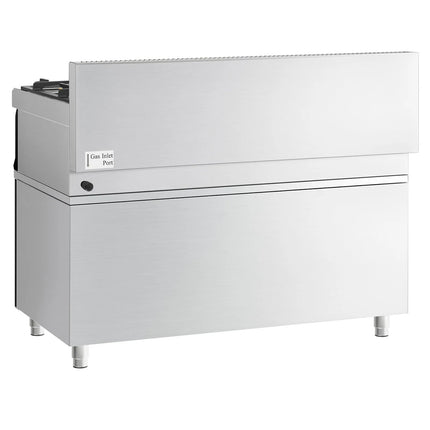 GGM Gastro Bếp Gas - 36kW - 6 Họng - Có Tủ Bệ - 3 Cánh