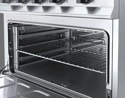 GGM Gastro Bếp Gas Liền Lò - 34.5kW - 4 Họng - Kèm Lò Gas Tĩnh - 7.8kW