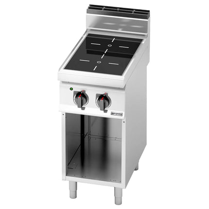 GGM Gastro Bếp Hồng Ngoại - 6.4kW - 2 Vùng - Có Kệ Dưới Hở
