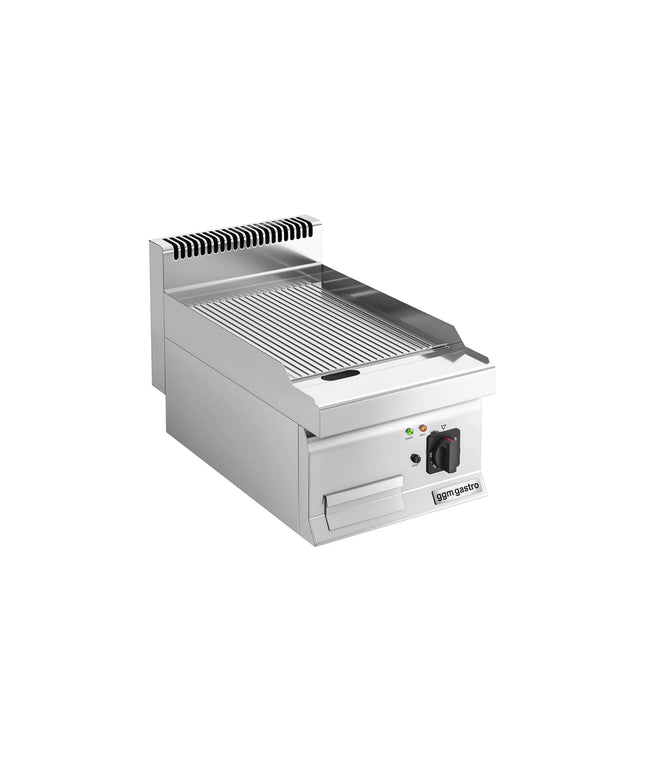 GGM Gastro Bếp Nướng Điện - 3.6kW - Mặt Rãnh - Diện Tích Nấu: 395x535mm