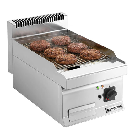 GGM Gastro Bếp Nướng Điện - 3.6kW - Mặt Rãnh - Diện Tích Nấu: 395x535mm