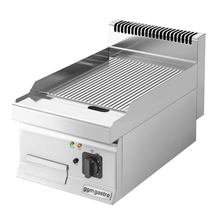 GGM Gastro Bếp Nướng Điện - 4.5kW - Mặt Rãnh - Diện Tích Nấu: 395x500mm