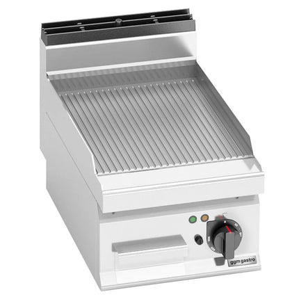 GGM Gastro Bếp Nướng Điện - 4.8kW - Mặt Rãnh - Diện Tích Nấu: 400x714mm