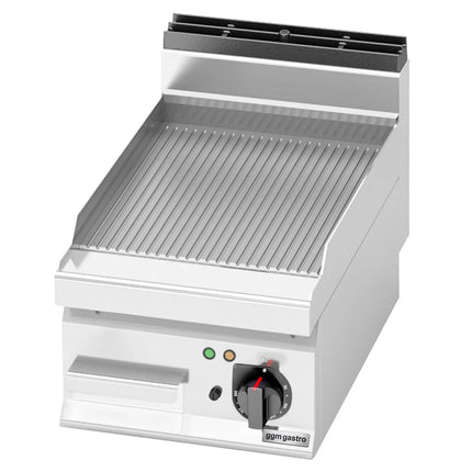 GGM Gastro Bếp Nướng Điện - 4.8kW - Mặt Rãnh - Diện Tích Nấu: 400x714mm