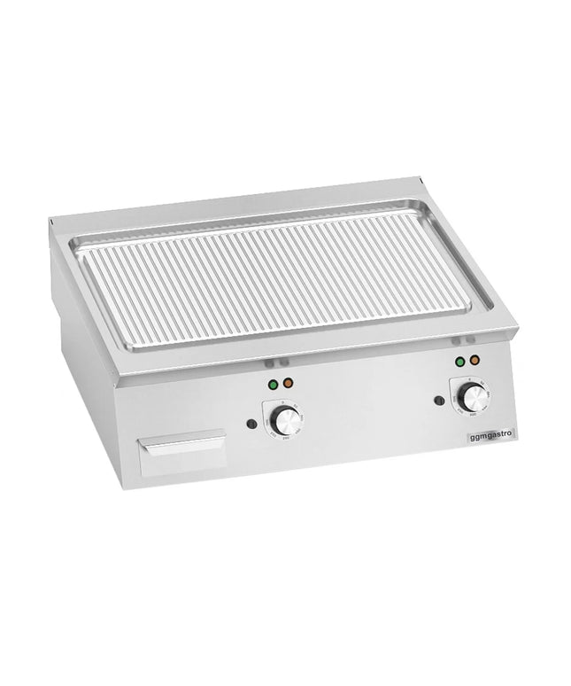 GGM Gastro Bếp Nướng Điện - 9.6kW - Mặt Rãnh