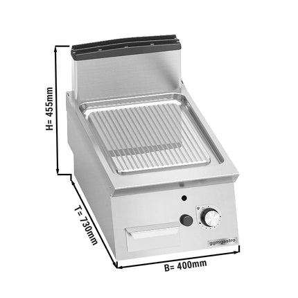 GGM Gastro Bếp Nướng Gas - 6.9kW - Mặt Rãnh