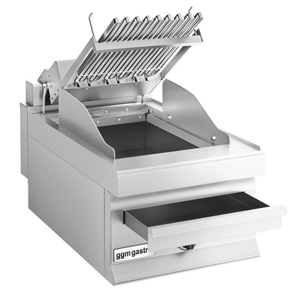 GGM Gastro Bếp Nướng Nước Điện - Vỉ Nướng Nghiêng - Sâu 700mm