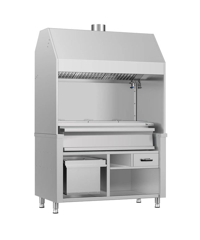 GGM Gastro Bếp Nướng Than - 1360mm - 3 Vỉ Nướng