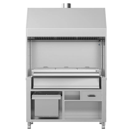GGM Gastro Bếp Nướng Than - 1360mm - 3 Vỉ Nướng