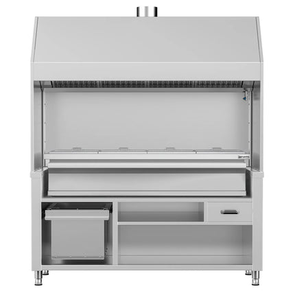 GGM Gastro Bếp Nướng Than - 1760mm - 4 Vỉ Nướng