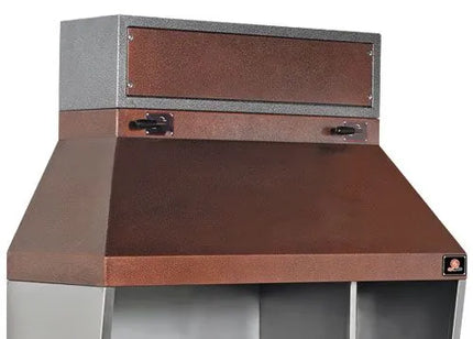 GGM Gastro Bếp Nướng Than Gắn Tường - 1600x750x2350mm - Thép Không Gỉ