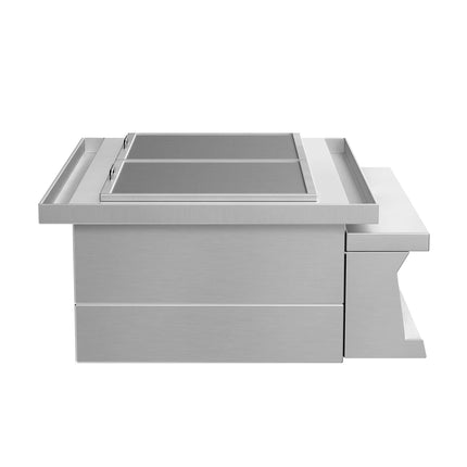GGM Gastro Bếp Nướng Than Thép Không Gỉ - 810mm - 2 Vỉ Nướng