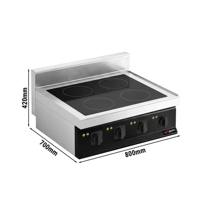 GGM Gastro Bếp Từ Để Bàn - 14kW - 4 Vùng