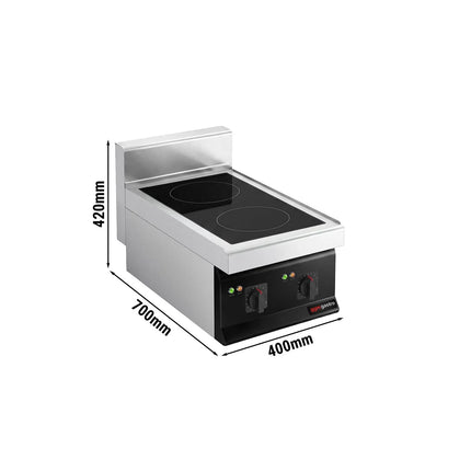 GGM Gastro Bếp Từ Để Bàn - 7kW - 2 Vùng