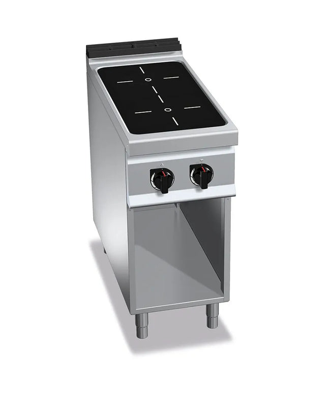 GGM Gastro Bếp Từ Đứng - 10kW - 2 Vùng - Có Kệ Dưới Hở