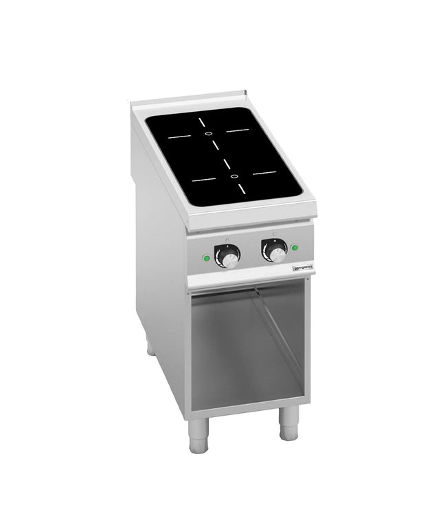 GGM Gastro Bếp Từ Đứng - 10kW - 2 Vùng - Có Kệ Dưới Hở
