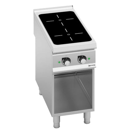 GGM Gastro Bếp Từ Đứng - 10kW - 2 Vùng - Có Kệ Dưới Hở
