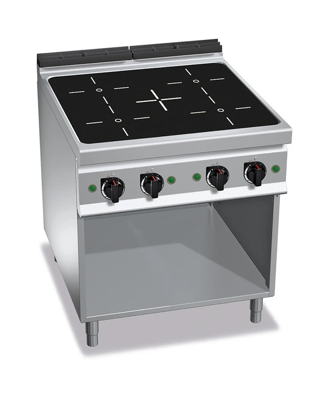 GGM Gastro Bếp Từ Đứng - 20kW - 4 Vùng - Có Kệ Dưới Hở