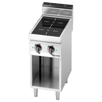 GGM Gastro Bếp Từ Đứng - 7kW - 2 Vùng - Có Kệ Dưới Hở