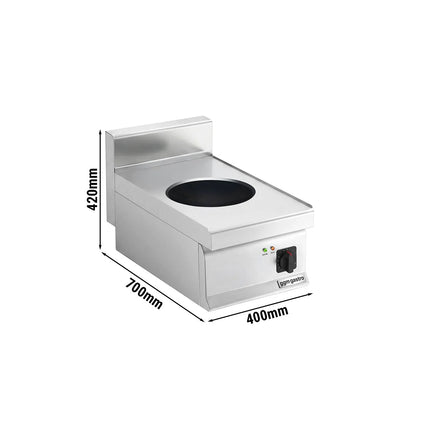 GGM Gastro Bếp Wok Từ - 3.5kW - 1 Vùng Nấu - Ø300mm