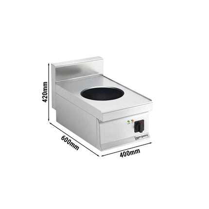 GGM Gastro Bếp Wok Từ - 3.5kW - 1 Vùng Nấu - Ø300mm