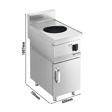 GGM Gastro Bếp Wok Từ - 3.5kW - 1 Vùng Nấu - Ø300mm
