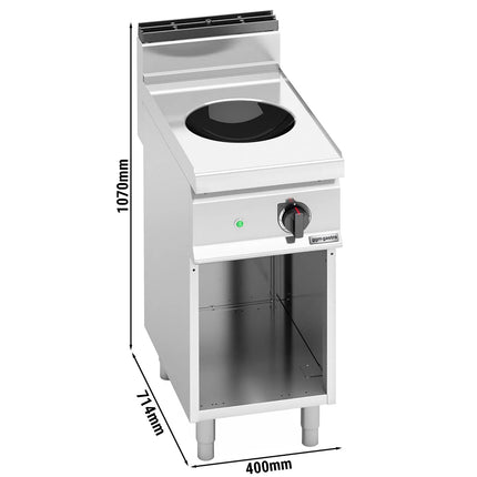 GGM Gastro Bếp Wok Từ - 3.5kW - 1 Vùng Nấu - Ø300mm
