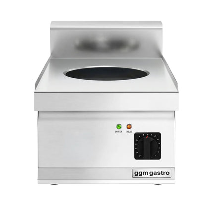 GGM Gastro Bếp Wok Từ - 3.5kW - 1 Vùng Nấu - Ø300mm
