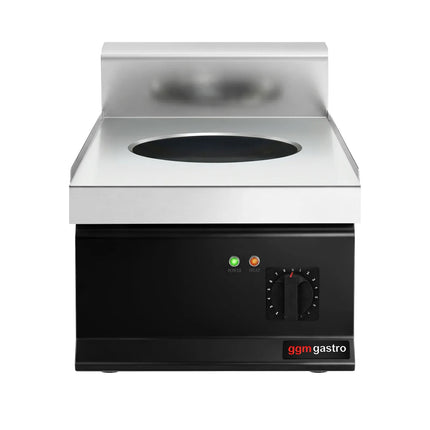 GGM Gastro Bếp Wok Từ - 3.5kW - 1 Vùng Nấu - Ø300mm