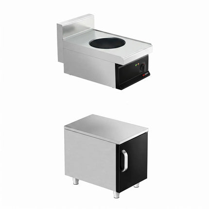 GGM Gastro Bếp Wok Từ - 3.5kW - 1 Vùng Nấu - Ø300mm