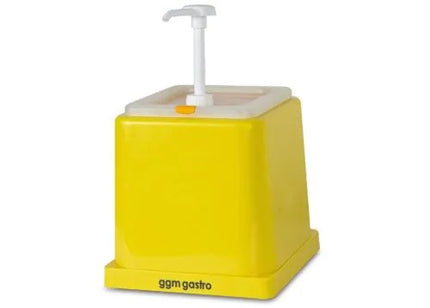 GGM Gastro Bình Đựng Mù Tạt / Nước Sốt - 2L - Polypropylene - Vàng